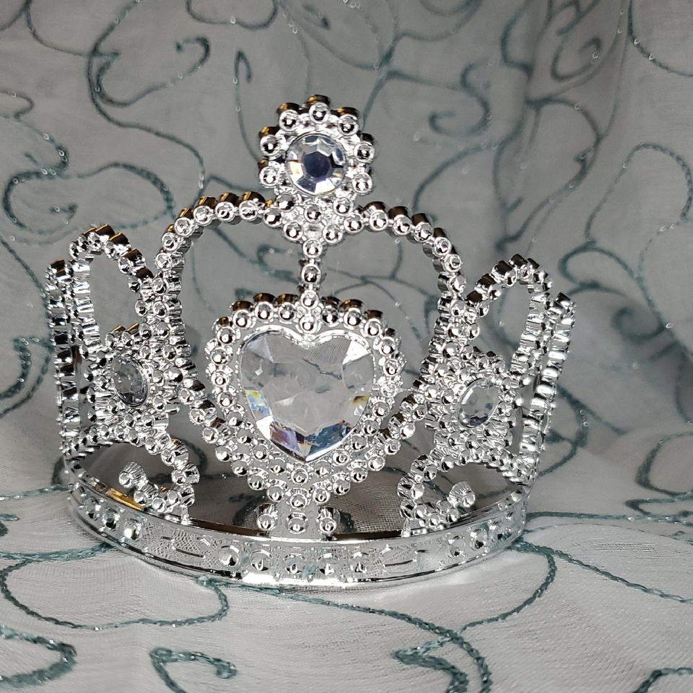 Plastic Silver‎ & Diamond Tiara